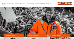 Desktop Screenshot of korn-recycling.de